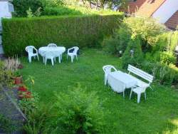 Heidelberg Ferienwohnung Rittm�ller : Blick in den Garten