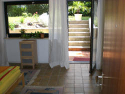 Dossenheim Ferienwohnung an der Bergstra�e : Blick nach Drau�en